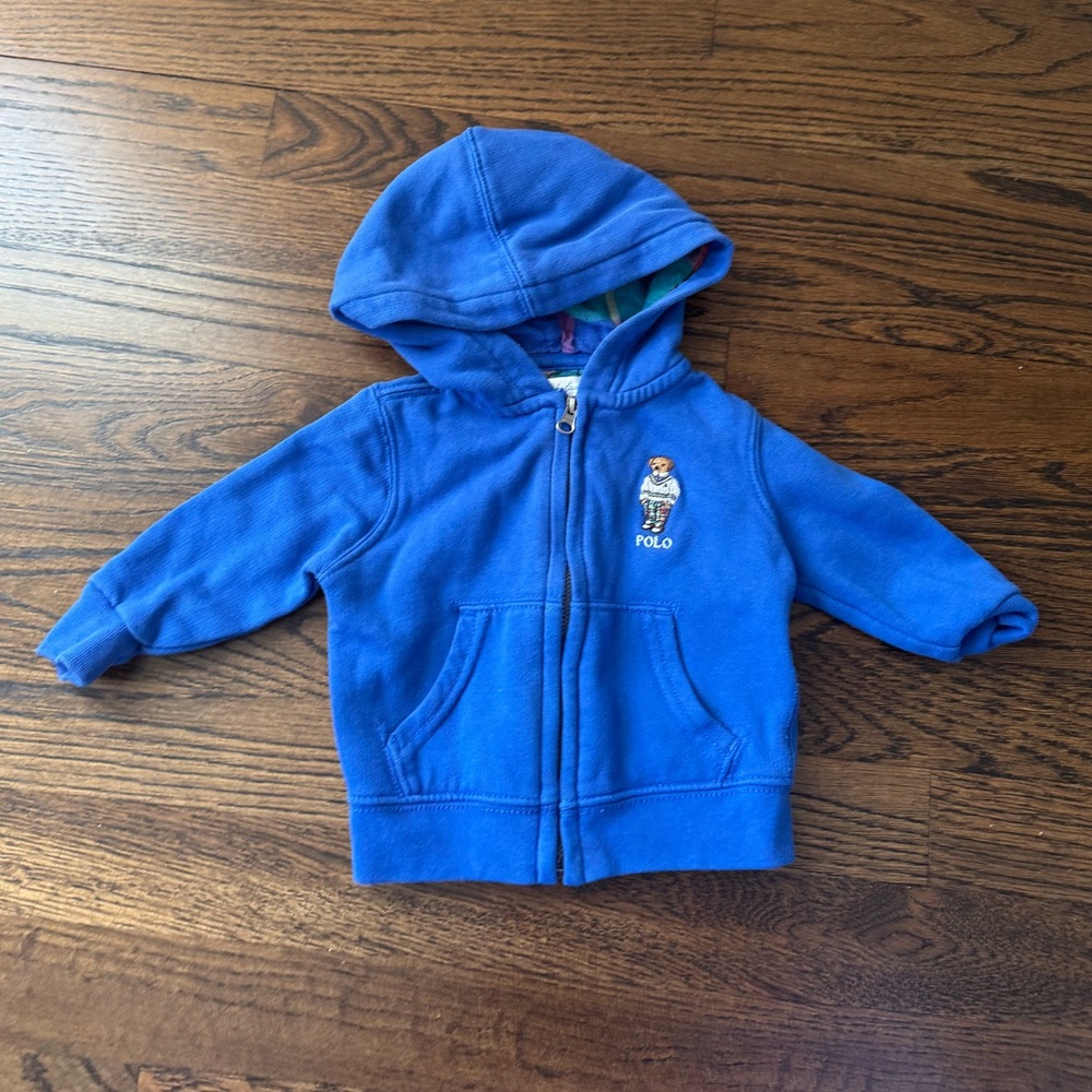 Ralph Lauren Kids Blue Hoodie